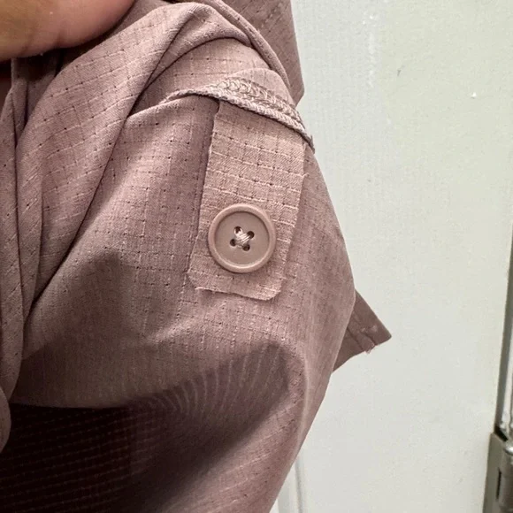 LULULEMON ATHLETA Airing Easy Camp Collar Shirt Twilight Rose - Picture 5 of 7